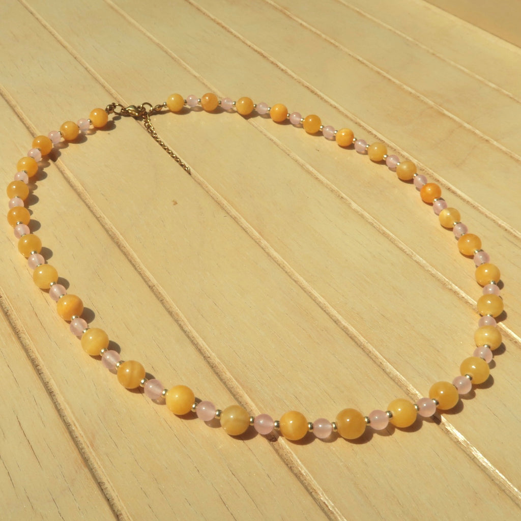 Pink Lemonade - Gemstone Necklace