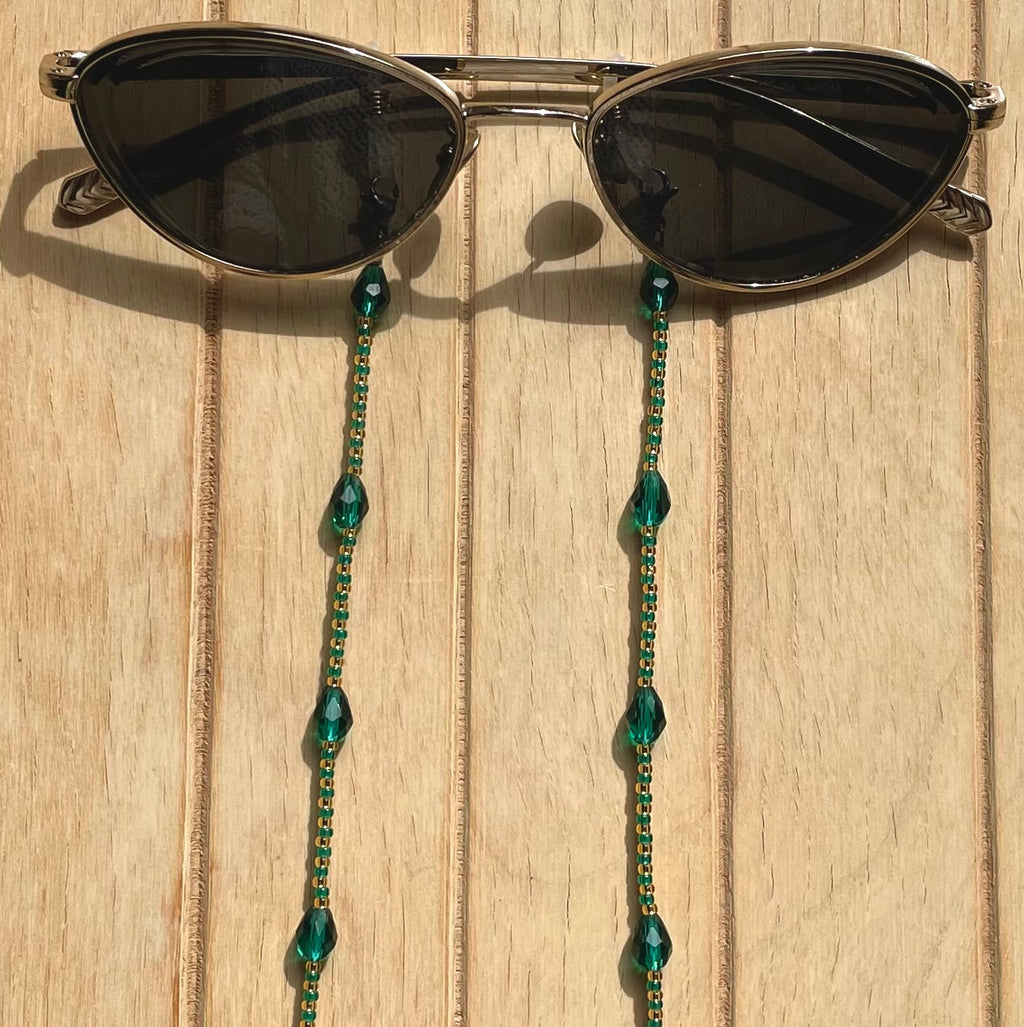 Emerald Gem - Sunglass Strap
