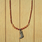Silver Cowboy - Gemstone Necklace