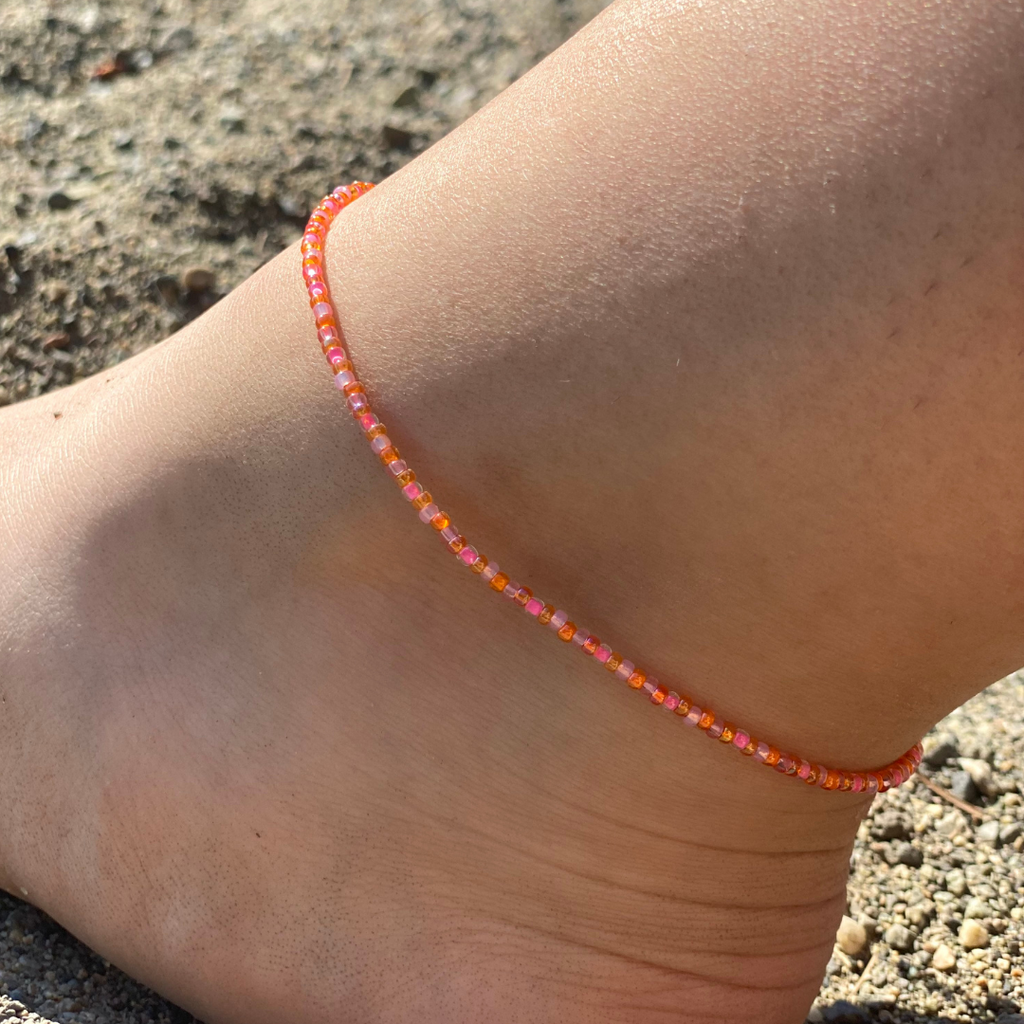 Peach - Anklet