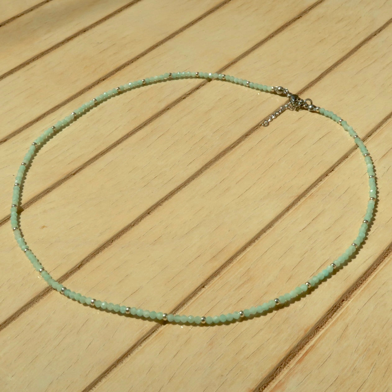 Aqua Sea - Gemstone Necklace