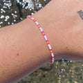 Hot Pink Stripe - Bracelet