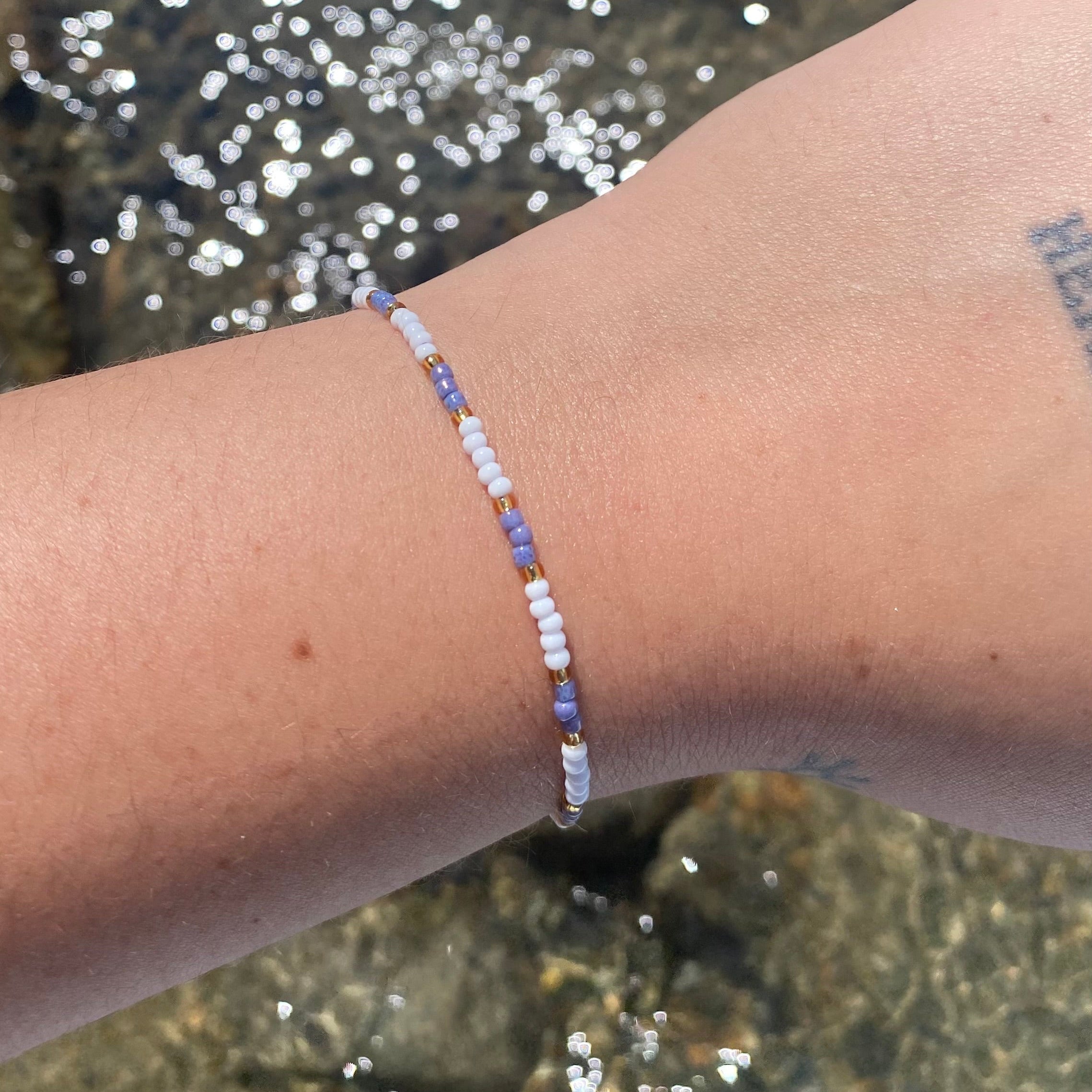 Lavender Stripe - Bracelet