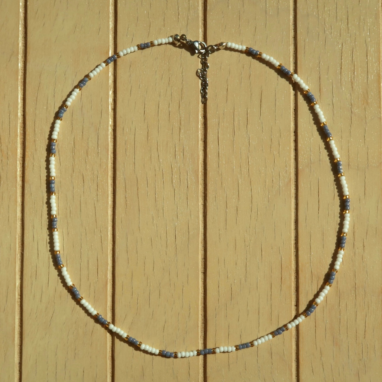 Lavender Stripe - Necklace