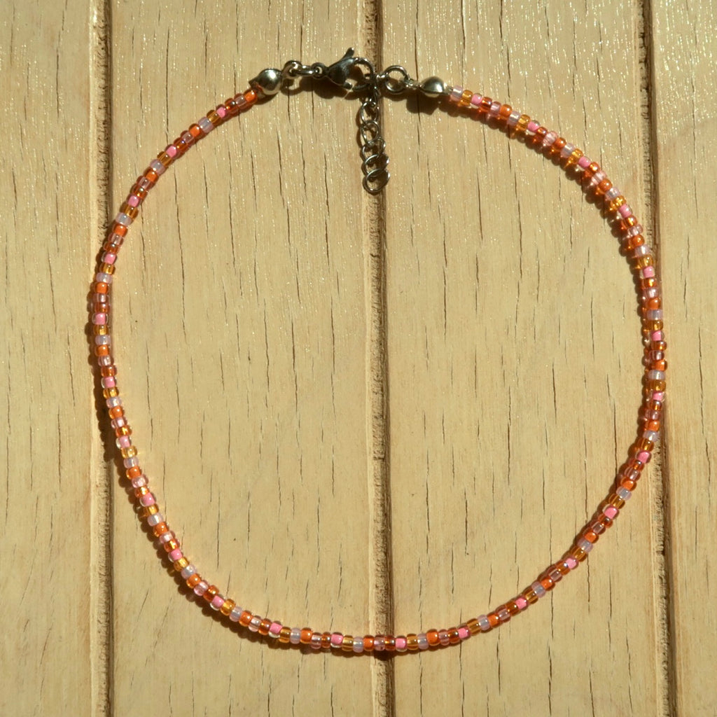 Peach - Anklet