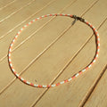 Tangerine Stripe - Necklace