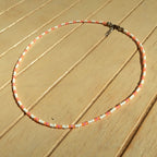 Tangerine Stripe - Necklace