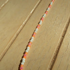 Tangerine Stripe - Necklace