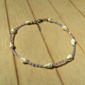 Lavender Shell - Anklet