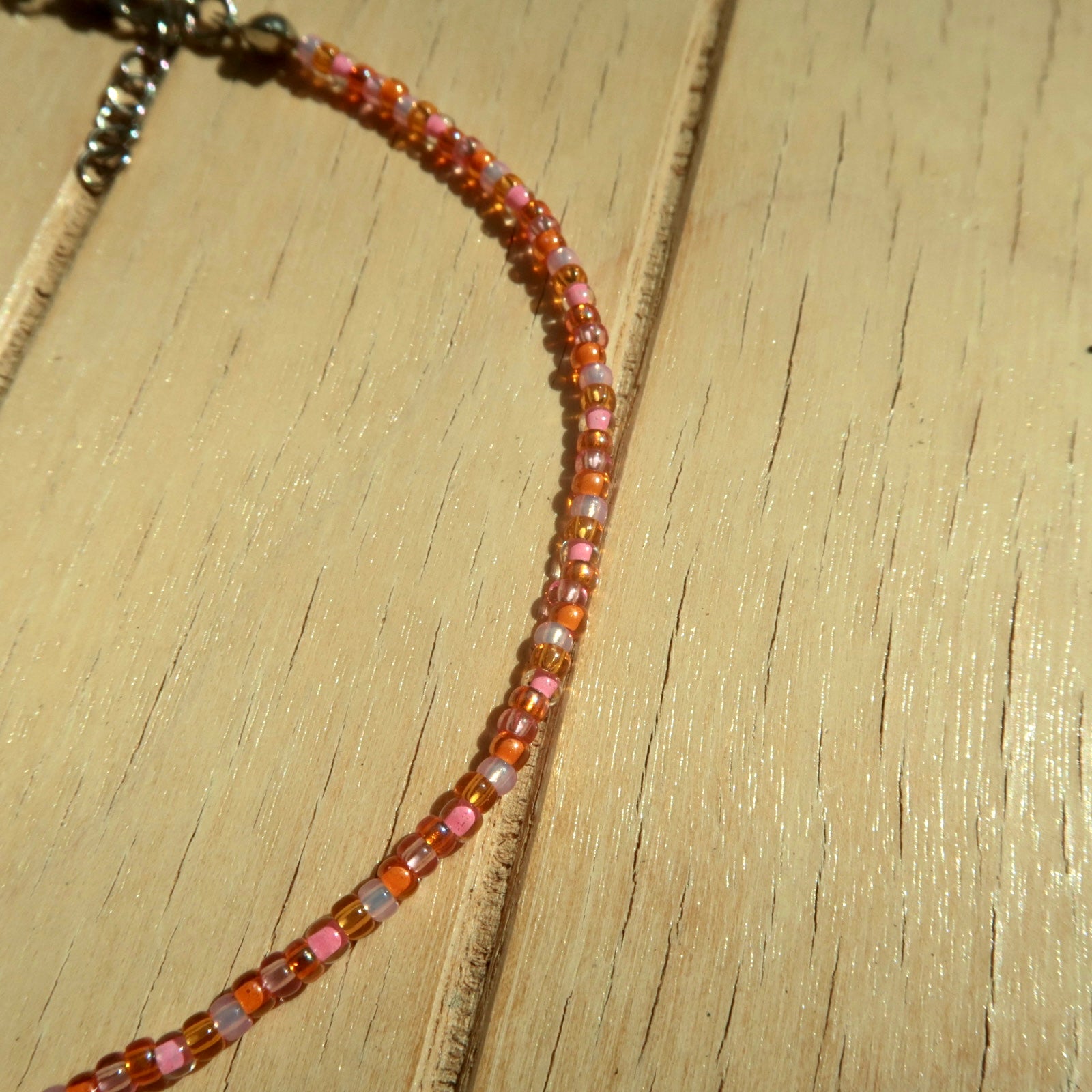 Peach - Anklet