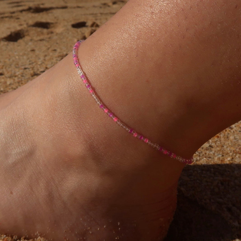 Neon Magenta - Anklet