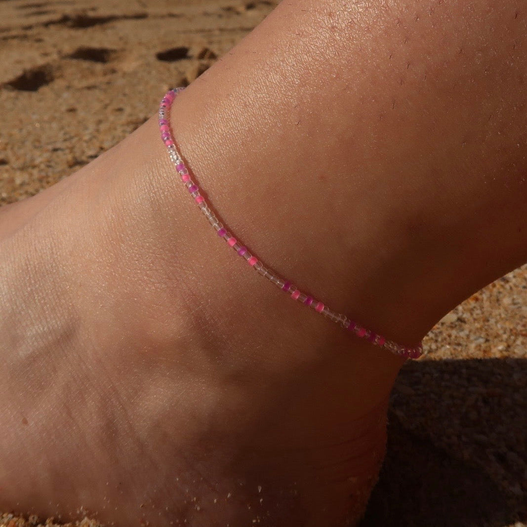 Neon Magenta - Anklet