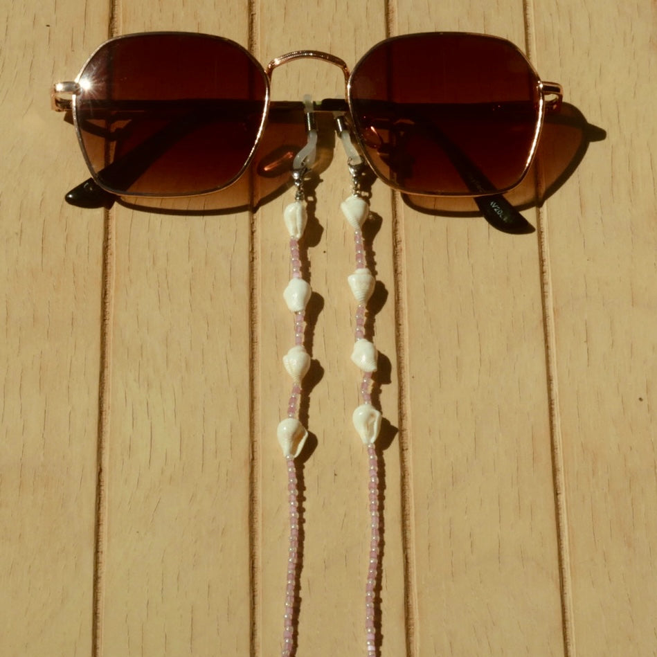Rose Shell - Sunglass Strap