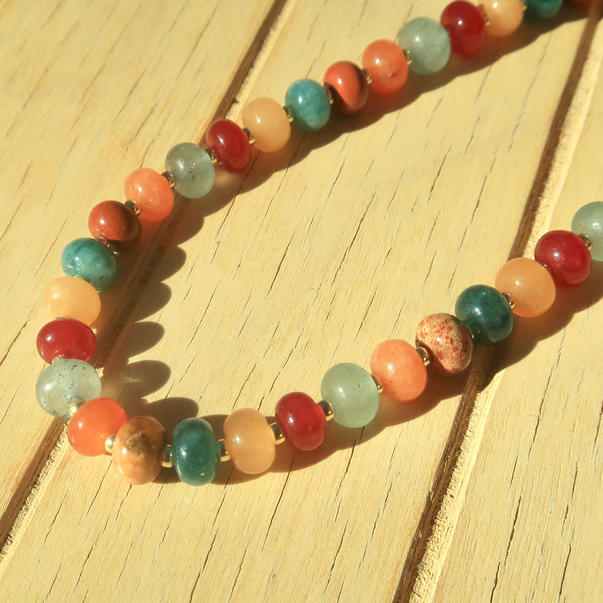 Autumn Sky - Gemstone Necklace