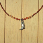 Silver Cowboy - Gemstone Necklace