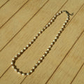 Silver Garnet Pearl - Gemstone Necklace