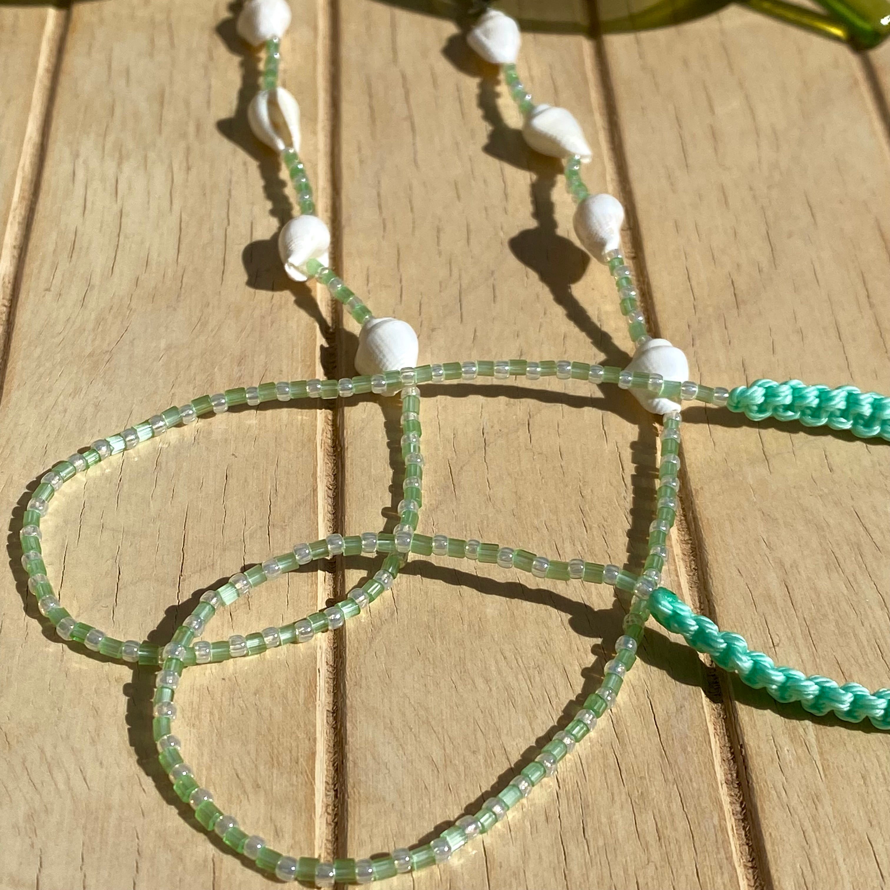 Seafoam Shell - Sunglass Strap