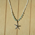 Aqua Starfish - Gemstone Necklace