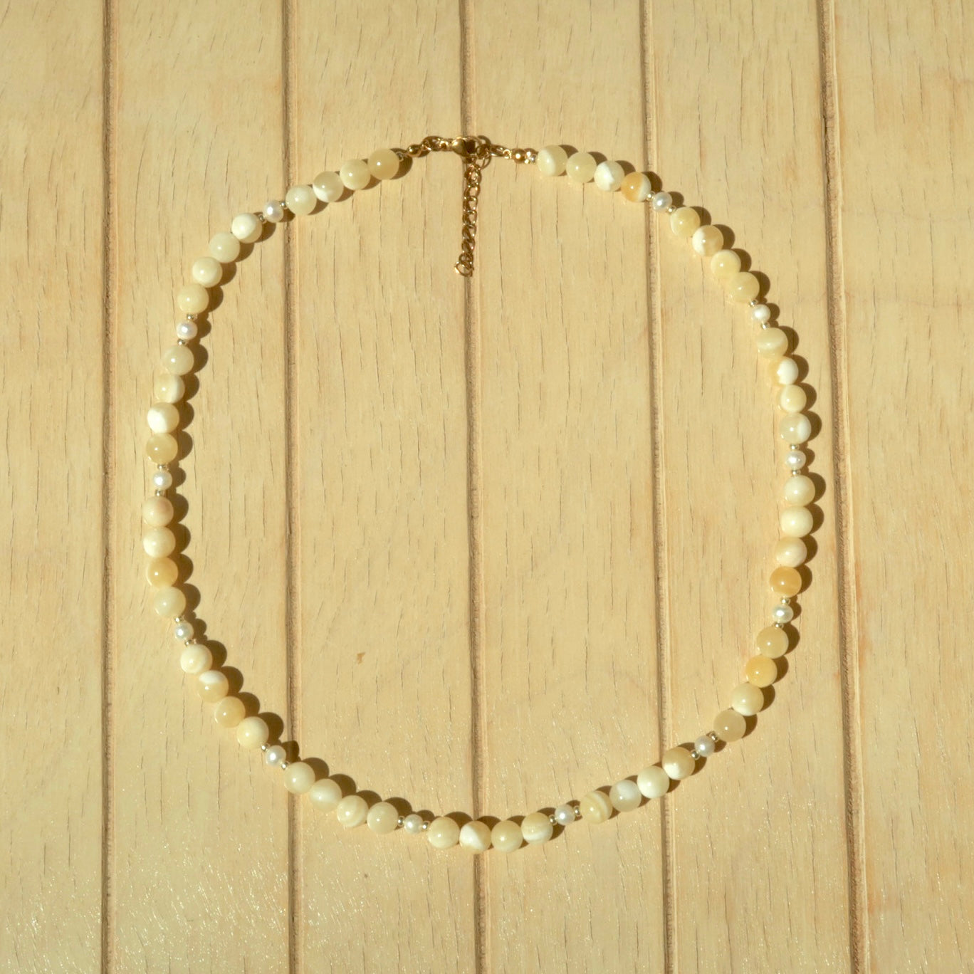 Honey Pearl - Gemstone Necklace
